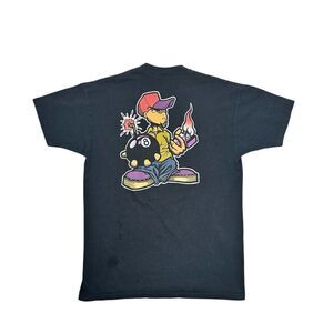 Vintage Breakdown 90s 8Ball T-Shirt Large Skate Graffiti Grunge Single Stitch